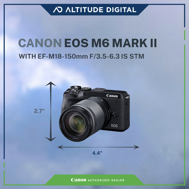 Canon EOS M6 MARK II 18-150MM (Black)