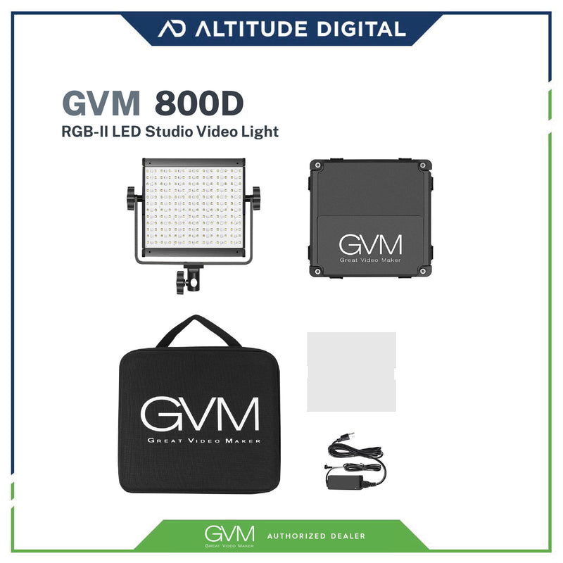 GVM 800D-RGB-II LED Studio Video Light