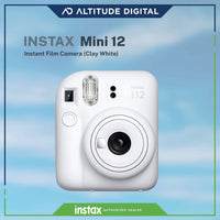Instax Mini 12 Instant Film Camera Clay White