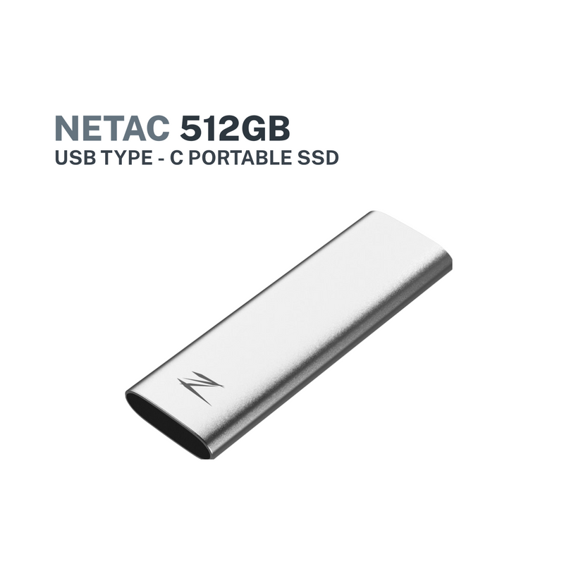 Netac Z Slim USB-C Portable Solid State Drive 512GB