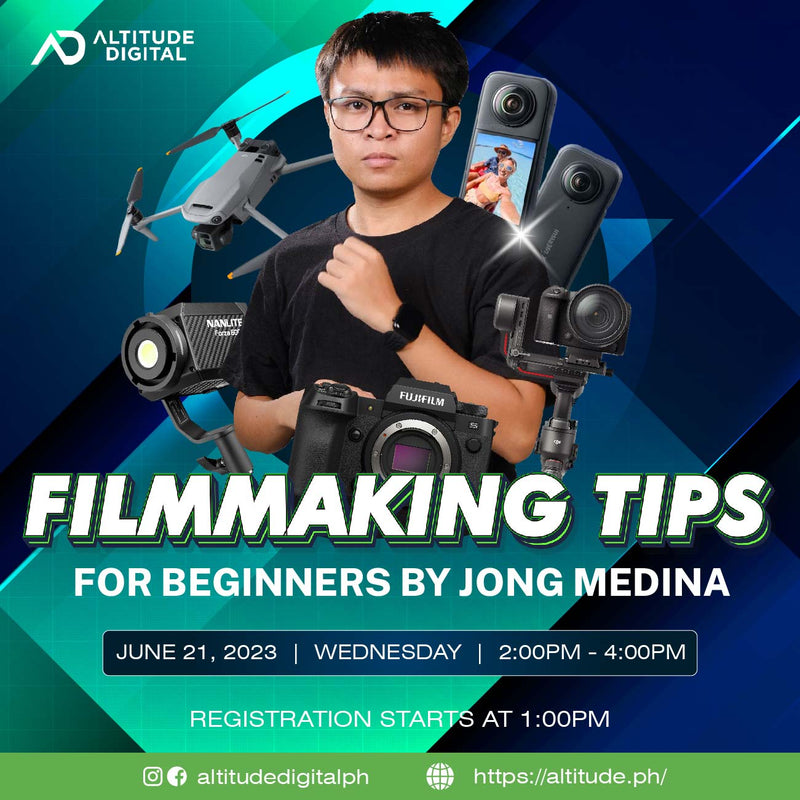 Filmmaking Tips for Beginners by Jong Medina | June 21, 2023