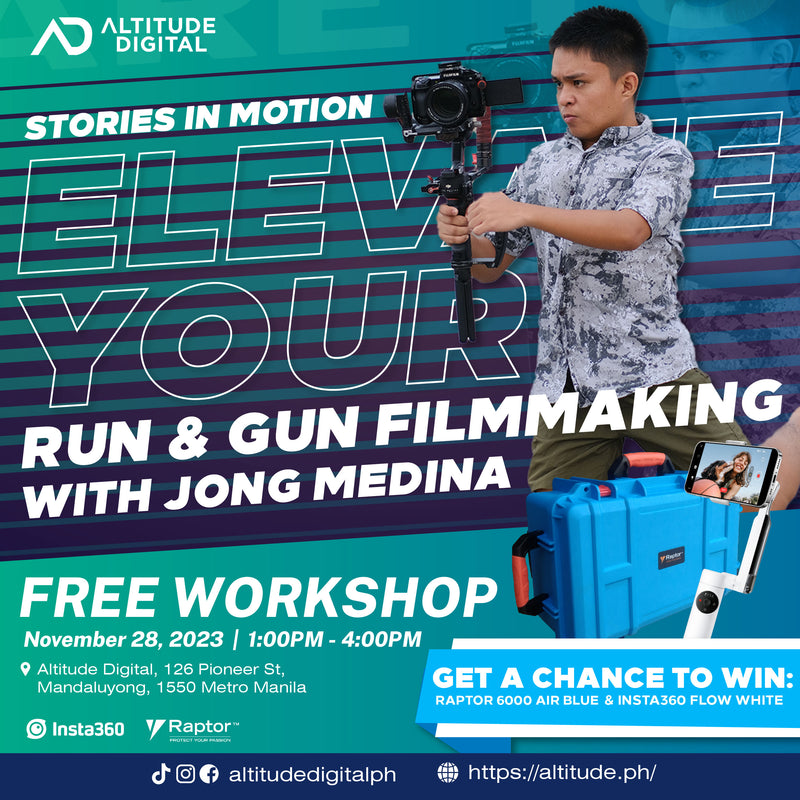 STORIES IN MOTION: Elevate your Run-and-Gun Filmmaking with Jong Medina