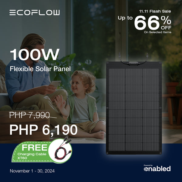 Ecoflow 100W Flexible Solar Panel