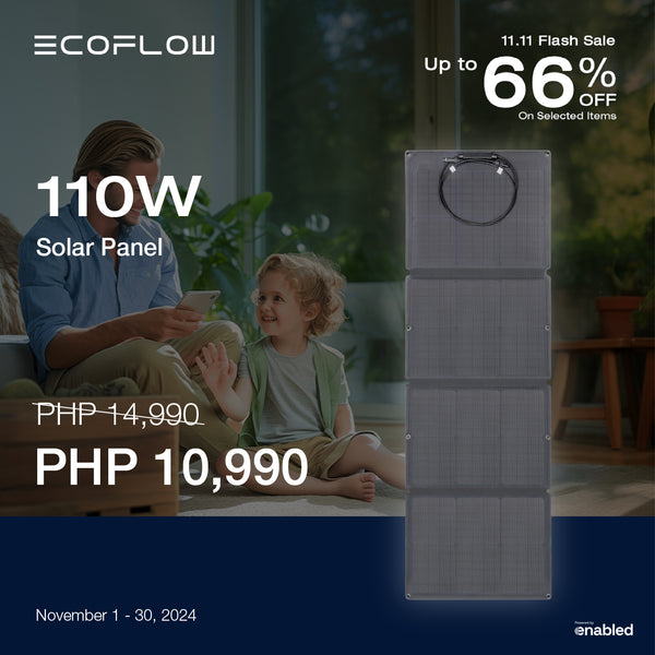 EcoFlow 110W Portable Solar Panel