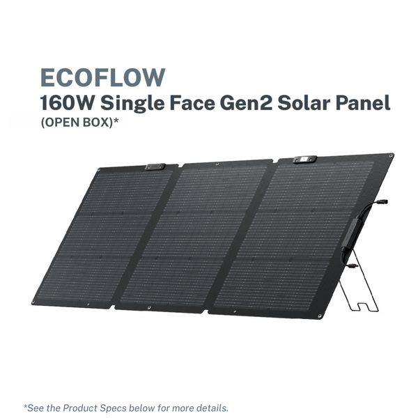 EcoFlow Portable Solar Panel (Single-Face) (Open Box)