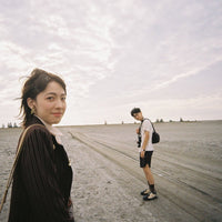 Film photo of a couple taken by Kodak Reto Analog Camera