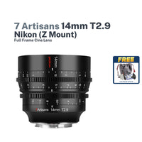 7Artisans 14mm T2.9 Full Frame Cine Lens for DLSR Cameras