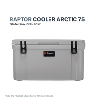 Raptor Cooler Arctic 75- Slate Gray (Open Box)