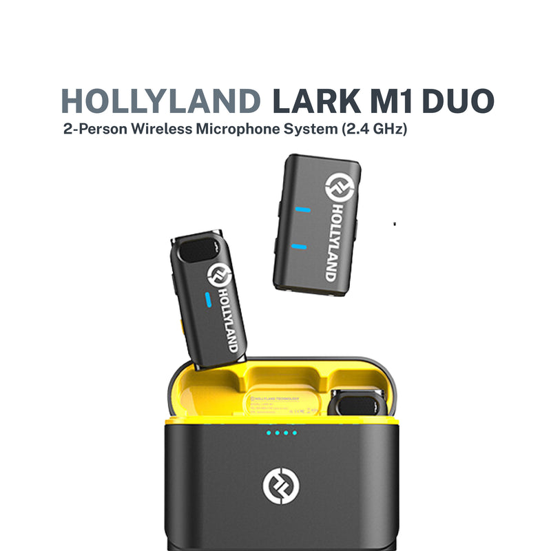 Hollyland LARK M1 DUO 2-Person Wireless Microphone System (2.4 GHz)