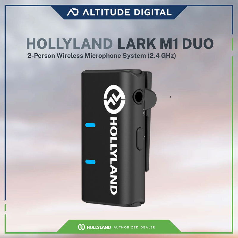 Hollyland LARK M1 DUO 2-Person Wireless Microphone System (2.4 GHz)