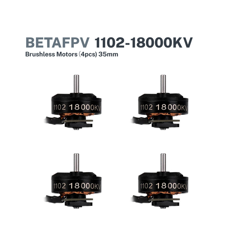 BetaFPV 1102-18000KV - 37mm Brushless Motors (4pcs)