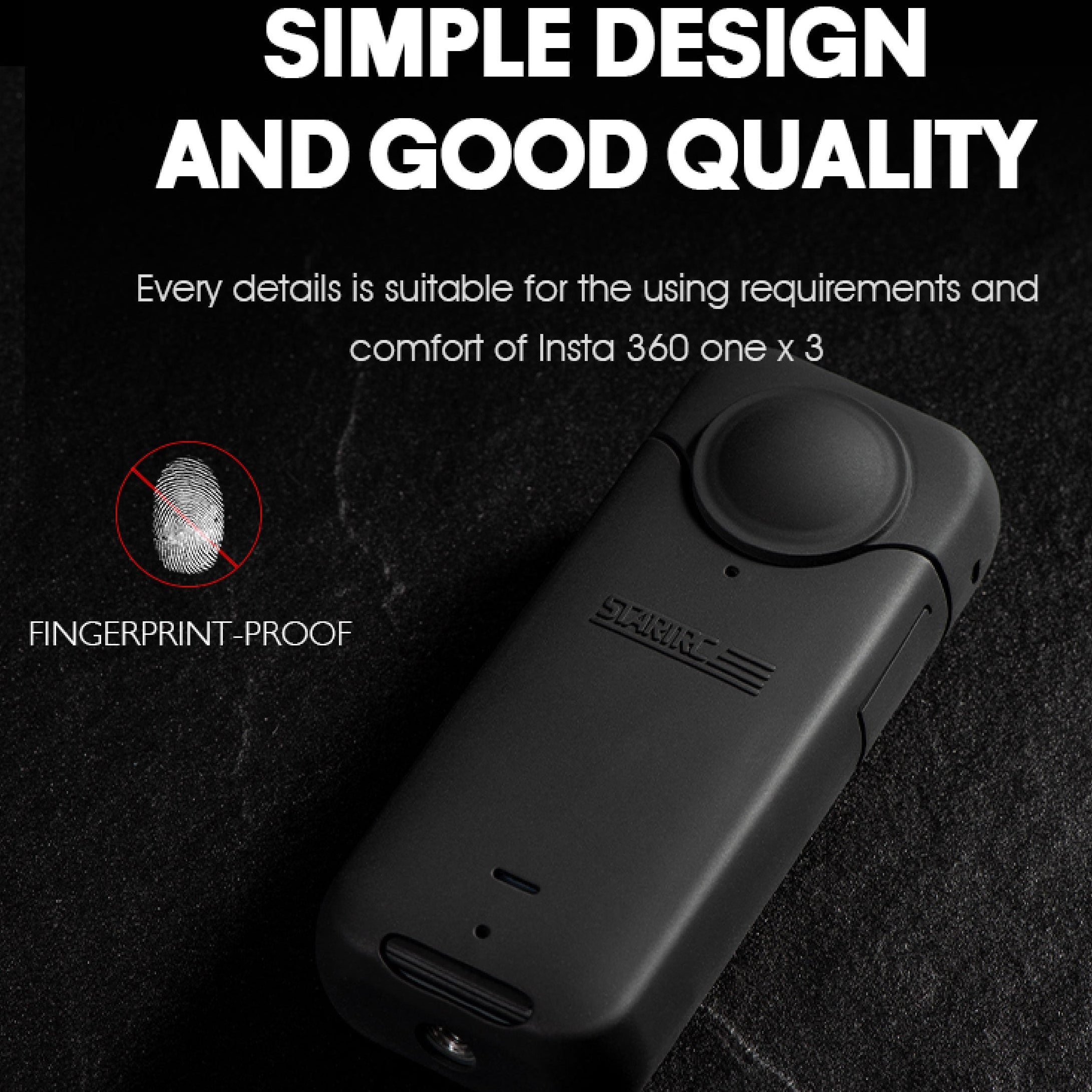 STARTRC Silicone Case for Insta360 X3