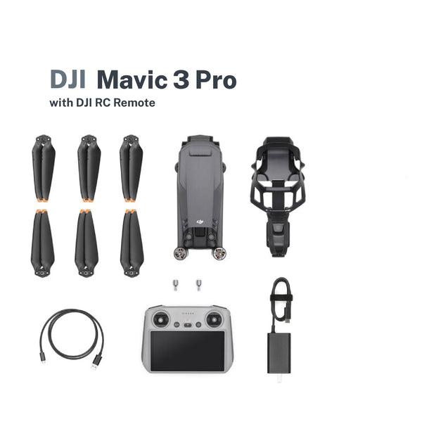 DJI Mavic 3 Pro Drone with DJI RC with Free Sandisk Extreme MicroSD 64GB