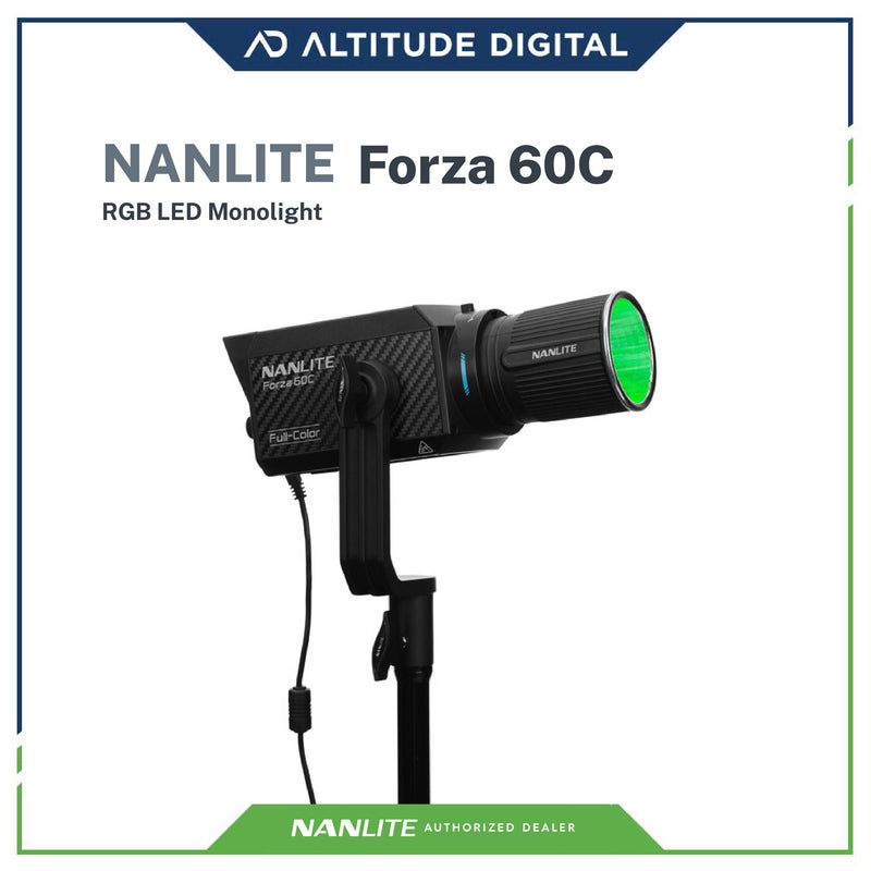 Nanlite Forza 60C RGBLAC Complete Kit, DMX, Bluetooth, 2.4G