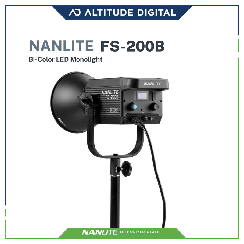 Nanlite FS 200B 220W Monolight Bi-color Kit, Bluetooth, 2.4G
