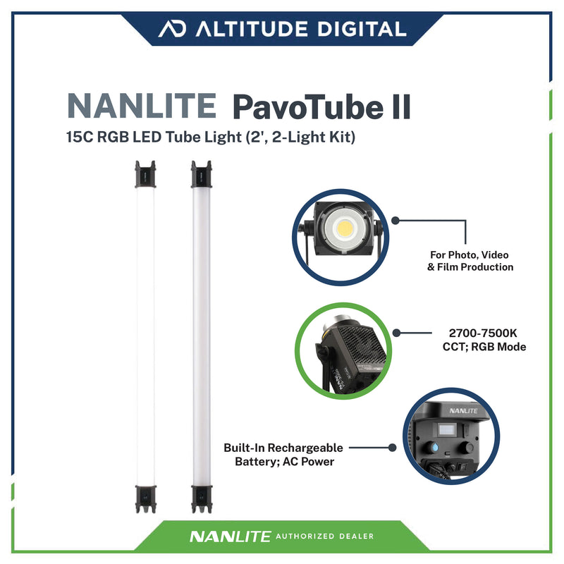 Nanlite LED Lights, Tube Lights, LED Panels for Video & Photo