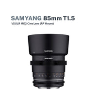 Samyang 85mm T1.5 VDSLR MK2 Cine Lens