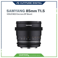 Samyang 85mm T1.5 VDSLR MK2 Cine Lens with an RF Mount