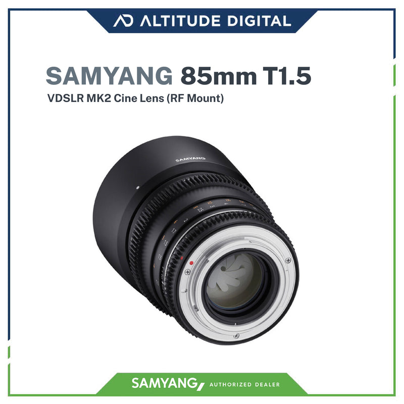 SAMYANG 85mm T1.5 VDSLR MK2 -Canon RF