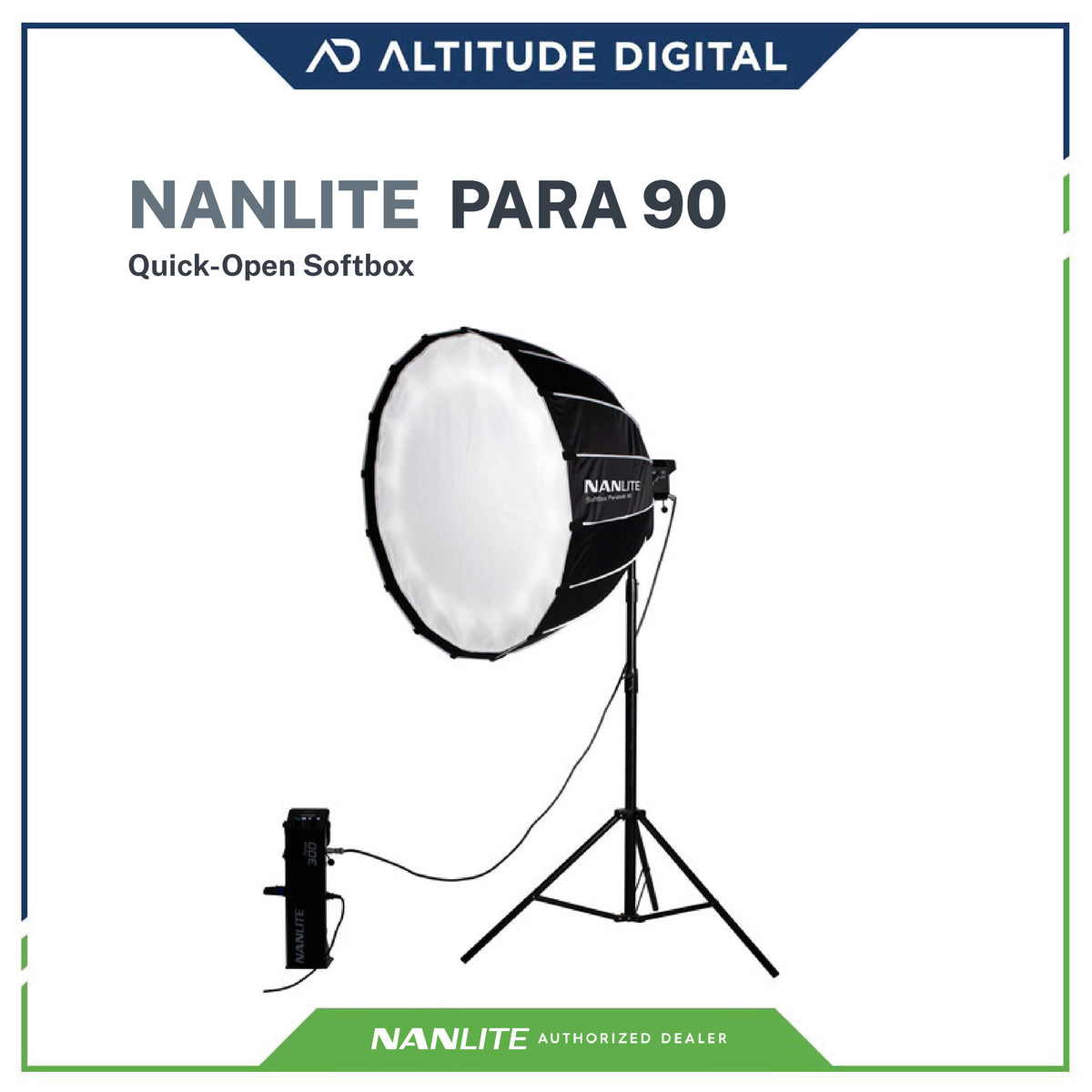 その他 NANLITE SoftBox Parabolic 90 NANLITE SB-PR-90-Q パラボリックソフトボックス イージーアップ