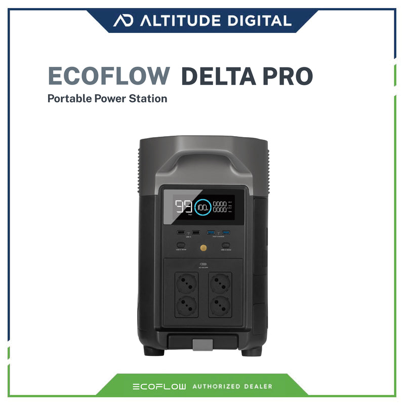 Ecoflow DELTA Pro Portable Power Station with Free Ecoflow Wave