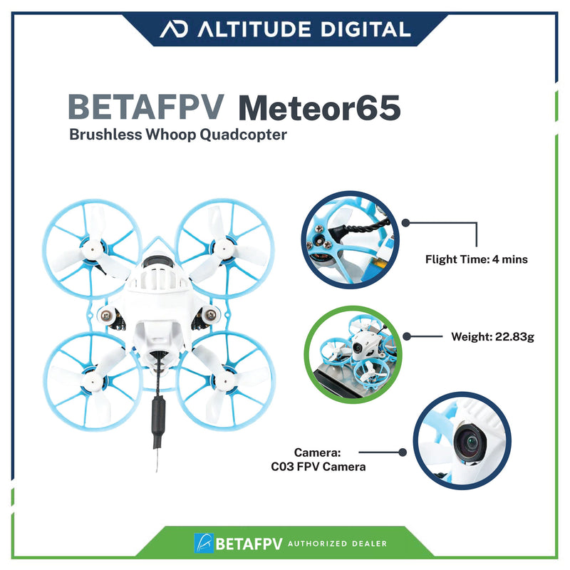 BetaFPV Meteor65 Pro Brushless Whoop Quadcopter (2022)
