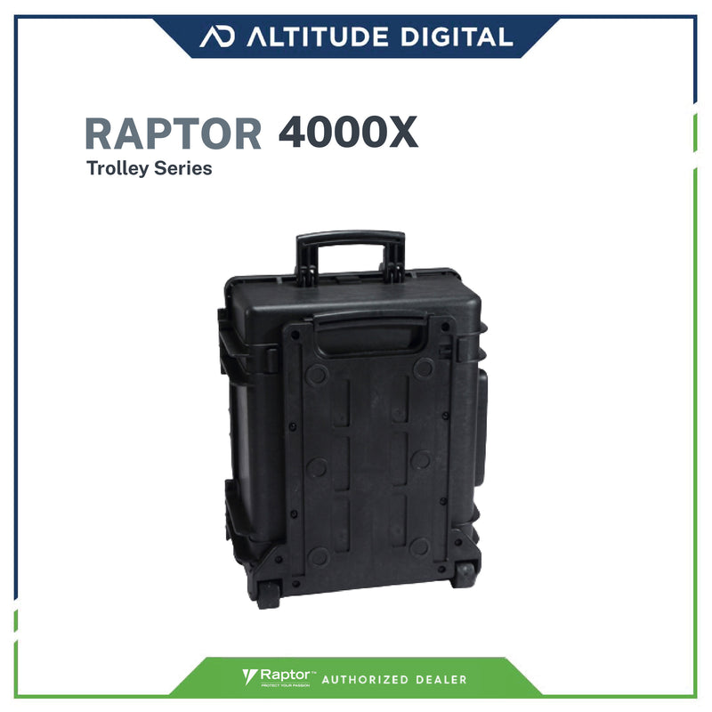 Raptor 4000x Waterproof / Dustproof Trolley and Carry On Hard Case (for Camera, Drones, etc)