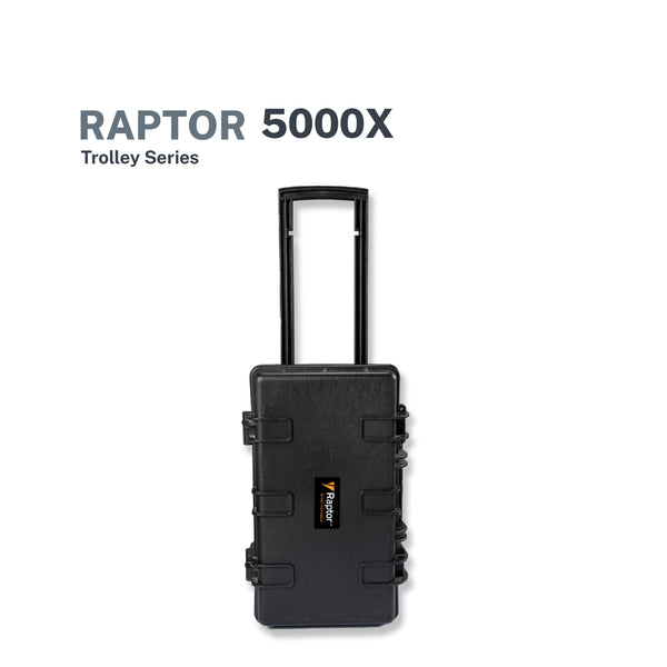 Raptor 5000x Waterproof / Dustproof Trolley and Carry On Hard Case (for Camera, Drones, etc)