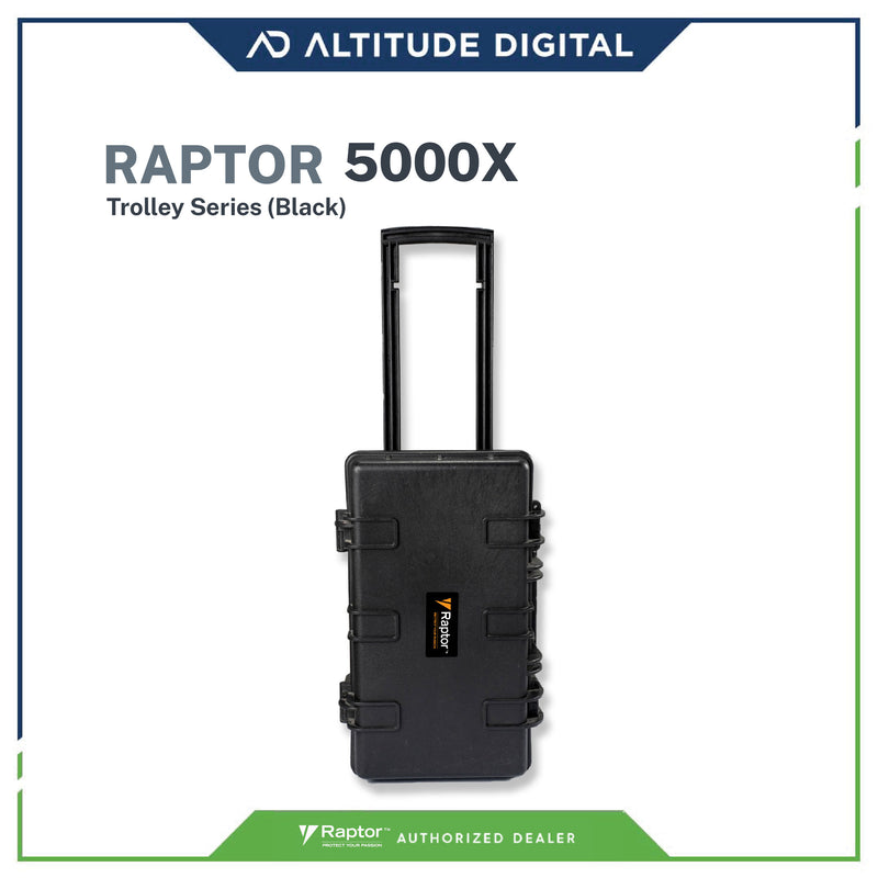 Raptor 5000x Waterproof / Dustproof Trolley and Carry On Hard Case (for Camera, Drones, etc)
