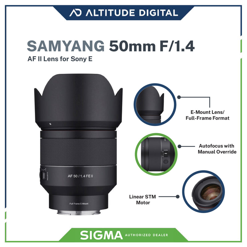 Samyang AF 50mm f/1.4 Lens FE II Lens