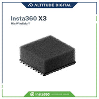 Mic Wind Muff for the Insta360 X3 Action Camera