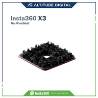 Insta360 X3 Action Camera Mic Wind Muff