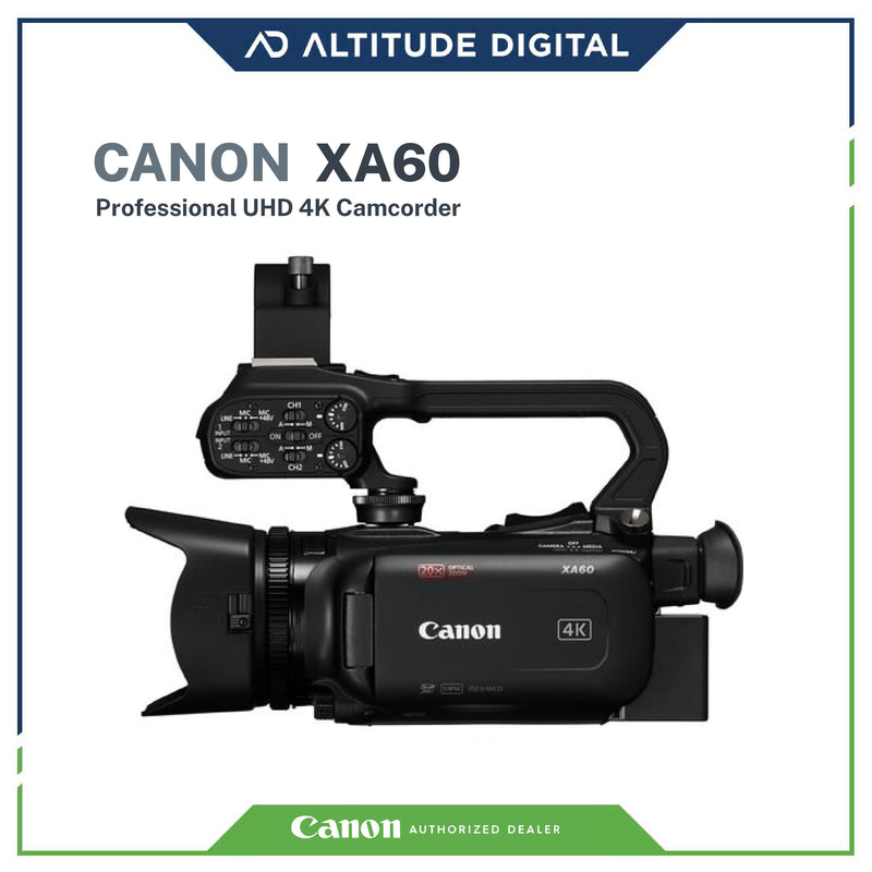 Cámara de video canon XA60 profesional UHD 4K