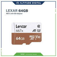 Lexar 64GB 667x MicroSDXC