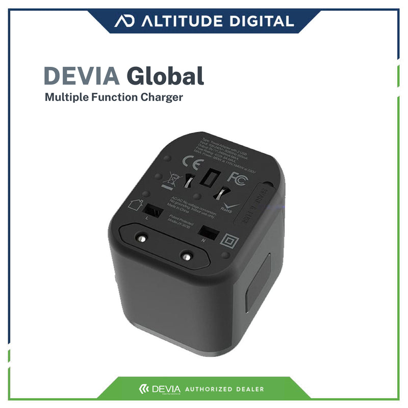 DEVIA Global multiple function charger (Black)