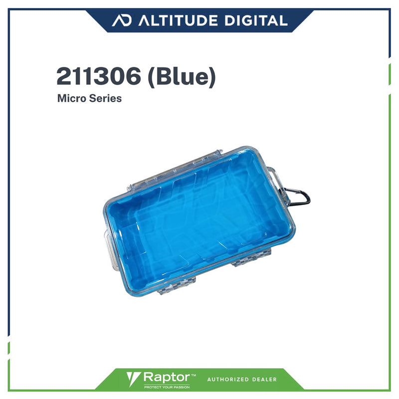 Raptor Micro Series: MS-211306 Watertight Transparent Case (Blue)