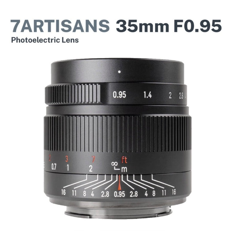 7artisans 35mm F0.95 APS-C Mirrorless Lens