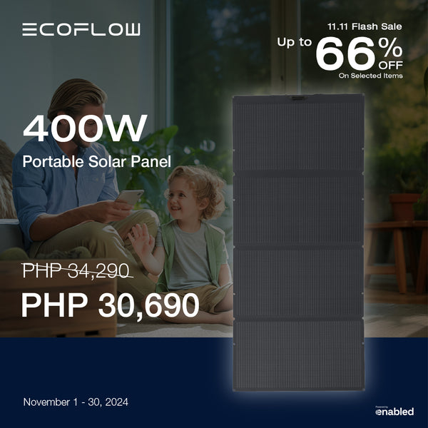 EcoFlow 400W Portable Solar Panel