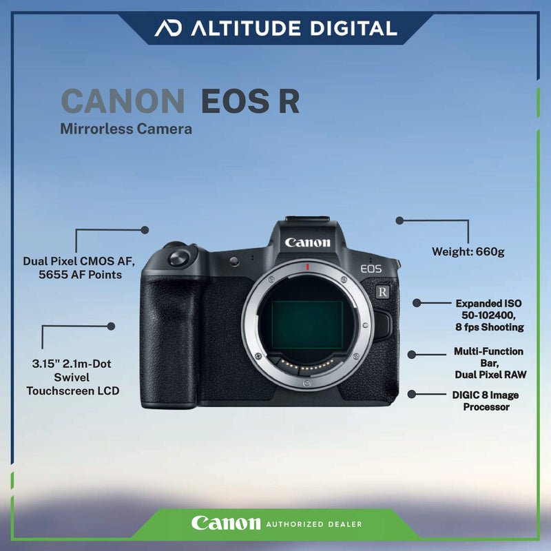 Canon EOS R Mirrorless Digital Camera (Body Only)