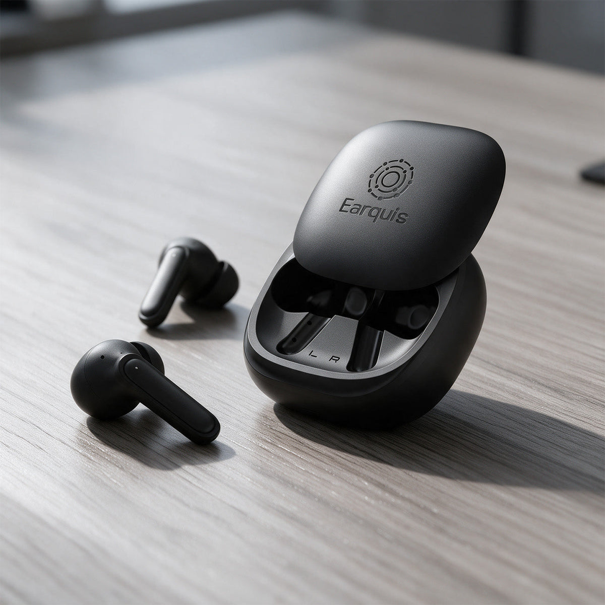 Earquis One ANC Wireless Earphones (Jet Black)