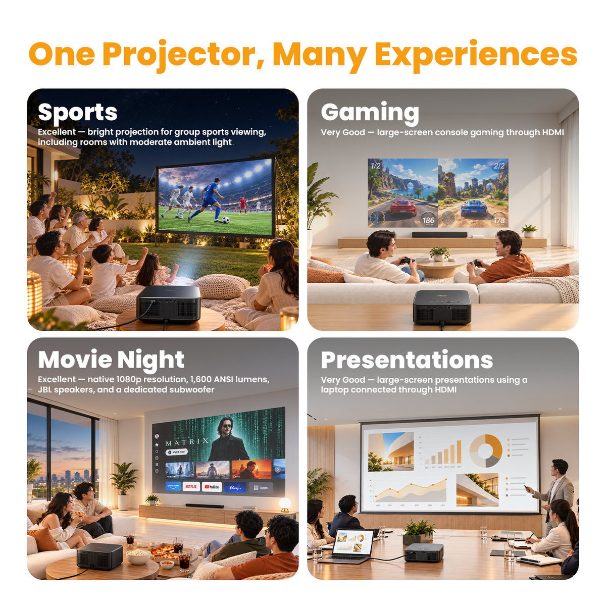 Yaber K3 Pro Smart Projector