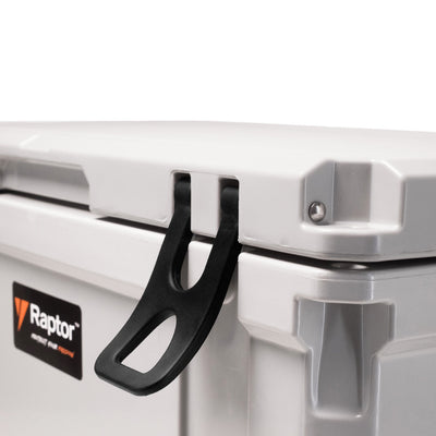 Raptor Cooler Arctic Hand Carry 45 with an open latch