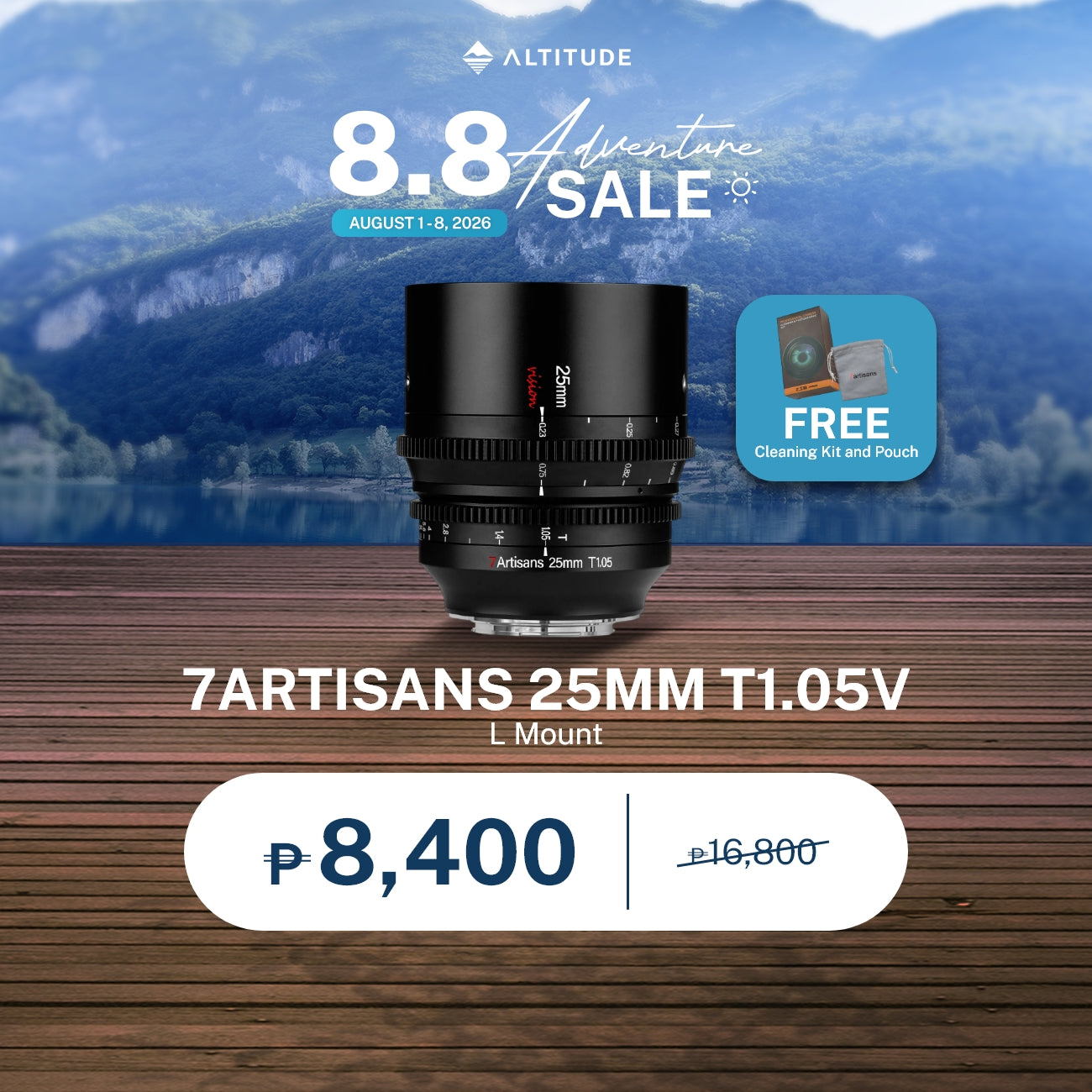7Artisans Photoelectric 25mm T1.05 Vision Cine Lens