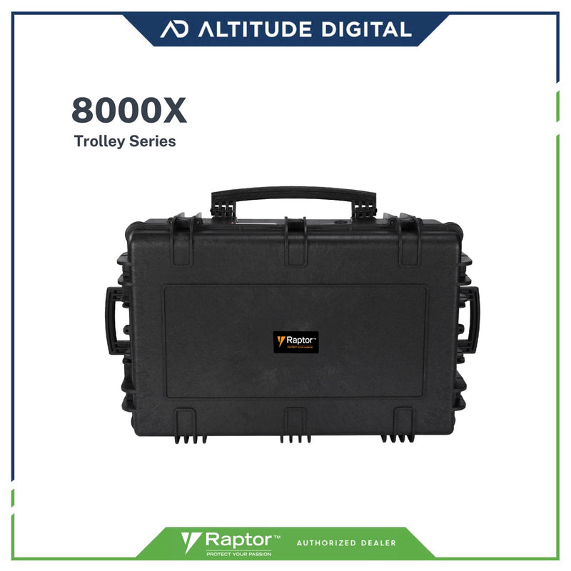 Raptor 8000X Waterproof / Dustproof Trolley and Carry On Hard Case (for Camera, Drones, etc)