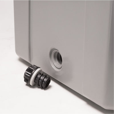 Raptor Cooler Arctic 55 Slate Gray Drain removed