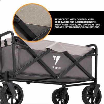 Raptor Trekk Camping Trolley -Graphite Gray