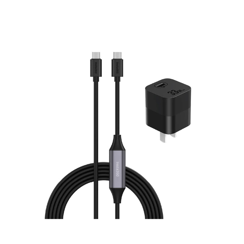 Insta360 Wave Y-Cable and Power Adapter