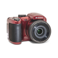 Close up of Kodak Pixpro AZ255 Digital Camera Red
