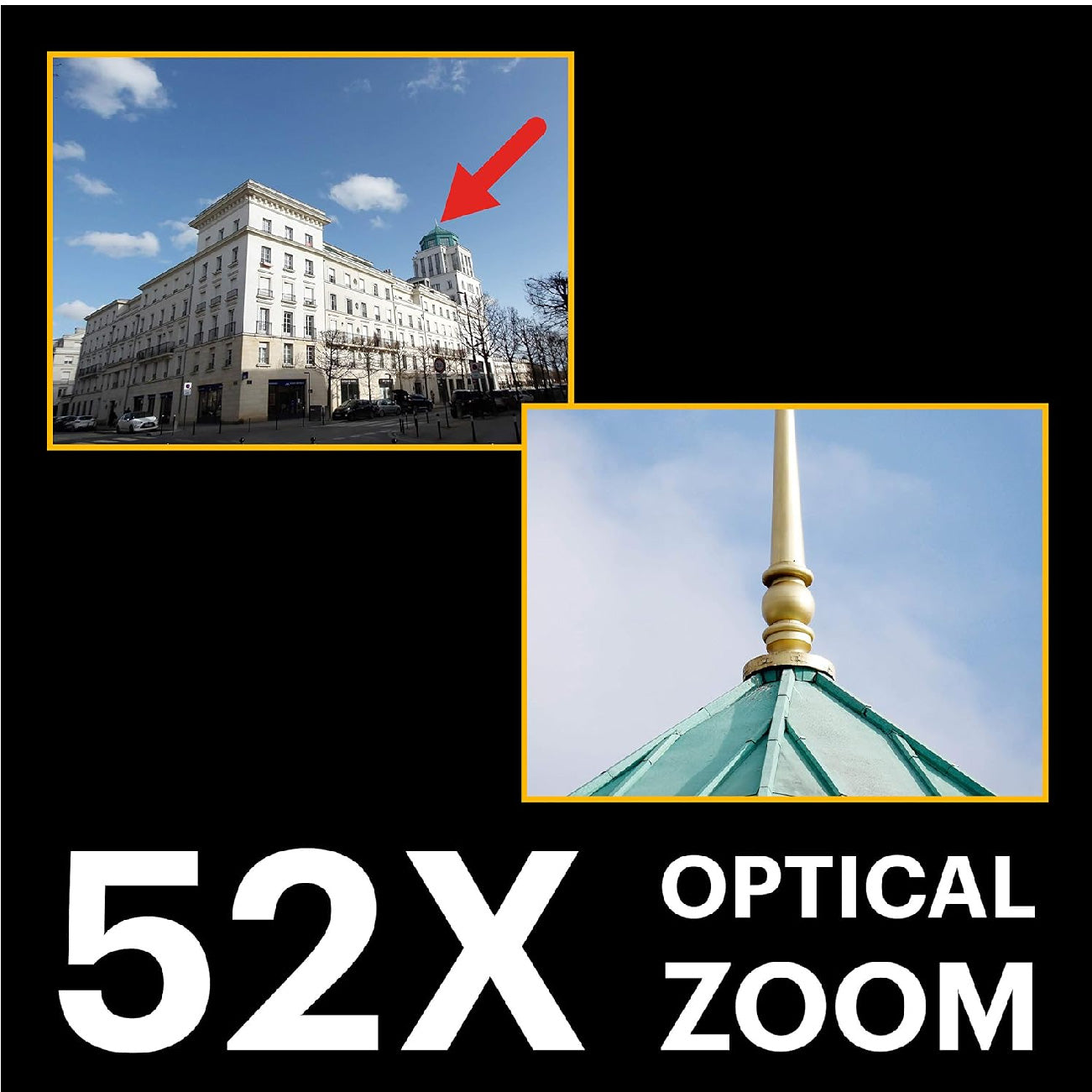 52X Optical Zoom of Kodak Pixpro AZ528 Camera