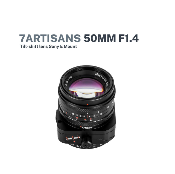 7Artisans Tilt-shift lens 50mm F1.4
